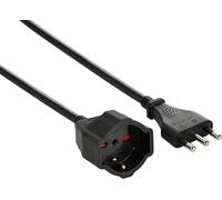 Alargador eléctrico lineal 10 m 16A toma Schuko negro Electraline 46111