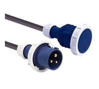 Alargador industrial 10 m con enchufe CEE y toma CEE IP67 cable H07RN-F 3G2.5 El