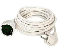 Alargador Schuko O&W Security 10 m Blanco - Toma de Tierra con Seguridad Infantil, IP20 para Interior, Cable 3x1,5 mm², prolongador eléctrico/prolongación de Enchufe (Macho a Hembra).
