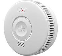 Alarma de Incendio con Detector de Humo,Alarma de Humo con Sensor Fotoeléctrico Avanzado,Monitoreo de Alarma de Incendio con Batería Recargable de 3 Años de Vida Útil,Alarma de 85dB con Indicador.1PCS