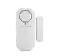 Alarma de puerta 140dB Detector antirrobo de alto volumen con control remoto - tono ajustable SOS modo de timbre para casa ventana puerta sistema de seguridad blanco