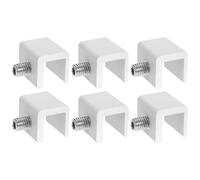 Alasum 6piezas Limitador de Apertura para Ventanas Correderas de Aluminio de Unidades con Cierre de Seguridad Infantil Antirrobo y Fácil Instalación para Hogar y Oficina