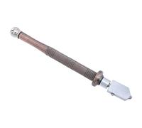 Alasum Cortador de Vidrio Manual Rodillo Ergonómico para Cortar Azulejos y Cristales, Herramienta Práctica de Acero y Cobre para Proyectos DIY y Artesanía