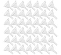 Alasum Embudos Pequeños de Plástico para Aceites Esenciales y Cosméticos, Pack de 100 Unidades Transparentes para Uso en Aromaterapia y Dispensación Precisa