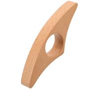 Alasum Soporte para Libros Sujetapáginas de Pulgar de Madera de Haya Ranuras Onduladas para Lectura Mano, Accesorio para Separar Páginas, Adecuado para Amantes Lectura y Estudiantes