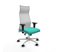 Albacete malla sincro malla blanca similpiel turquesa brazos 1d base a
