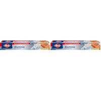 Albal Papel de Aluminio Extra Resistente, 1 Unidad (Paquete de 2)