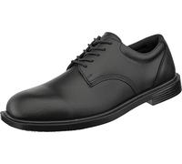 ALBATROS Eaton - Zapatos de trabajo antideslizantes O1 para hombre y mujer, muy ligeros, antideslizantes, ideales para uso diario, trabajo y catering, color negro, Negro , 42 EU