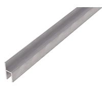Alberts 469955 Perfil de silla, Perfil BA, Aluminio, natural, Ancho libre 8 mm, 1000 x 26 x 11 mm