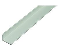 Alberts 473716 Perfil de ángulo | Aluminio, anodizado plateado | 1000 x 15 x 10 mm