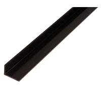 Alberts 479046 Perfil de ángulo, Plástico, negro, 1000 x 25 x 20 mm