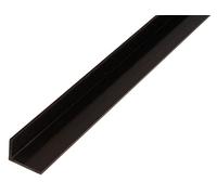 Alberts 479060 Perfil de ángulo, Plástico, negro, 1000 x 30 x 20 mm