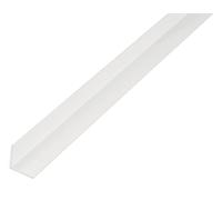 Alberts 479213 Perfil de ángulo, Plástico, blanco, 1000 x 15 x 15 mm