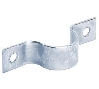 Alberts 823764 Abrazadera de tubo, para atornillar, galvanizada azul, para tubo Ø 1 pulgada, Juego de 20