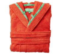Albornoz con Capucha L/XL 360gsm 100% Algodón Rojo/ Verde Rainbow - United Colors Of Benetton