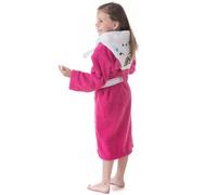 Albornoz de Baño Para Niñas 100% Algodón con Capucha y Bolsillos Sleep Unicorn Unique Size 10/12 years