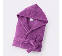 Albornoz de Niño con Capucha 100% Algodón 380 grs/m2 - CASTMA Alta Calidad, Absorbente y Suave, Ideal para Edades 4 a 14 Años Purple Other: 12-14 years