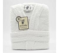 Albornoz Infantil con capucha Calypso, Color Blanco, 100% Algodón, Trovador White Size 2-4 years