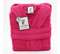 Albornoz Infantil con capucha Calypso, Color Fucsia, 100% Algodón, Trovador Fuchsia Size 14-16 years