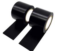 ALBOYI - Cinta aislante de PVC resistente al agua (2 unidades, 50 mm x 15 m), color negro