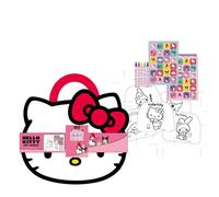 Álbum de Actividades Coloreable Hello Kitty - Libro Infantil con Stickers, Pinturas y Hojas para Colorear de Hello Kitty, Ideal para Niñas Creativas que Disfrutan Pintar, Jugar y Aprender