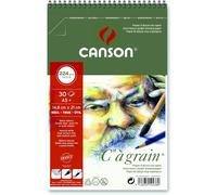 Album Espiral Microperforado, 29,7x43,7 cm, 30 Hojas, Canson C a Grain, Grano Fino 125g