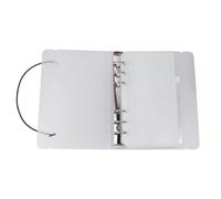 Álbum Organizador de Pegatinas A6 para Estudiantes | Plástico Transparente, Compatible Archivador, para Cupones y Scrapbooking en Casa