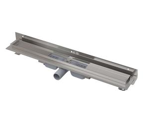 Alca - Plato de ducha Flexible Low 75 cm, con fijación ajustable a la pared, acero inoxidable APZ104-750