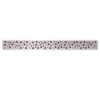 Alca - Rejilla para canaleta de ducha lineal 105 cm, acero inoxidable mate BUBLE-1050M