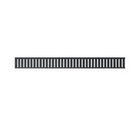 Alca - Rejilla para canaleta de ducha lineal 65 cm, negro mate PURE-650BLACK