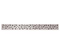Alca - Rejilla para canaleta de ducha lineal 95 cm, acero inoxidable pulido BUBLE-950L