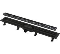 Alca Simple desagüe lineal 75 cm negro APZ10BLACK-750M