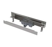 Alca - Sistema de desagüe Spa 65 cm, para montaje en pared, acero inoxidable mate APZ5-SHADE-650