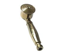 Alcachofa De Ducha Antique Vintage Bathroom Shower Head Ceramic Brass Wall Mounted Gold Bath Faucet Sprayer Hardware Accessory Hand Showerhead(Gold)