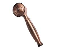 Alcachofa De Ducha Antique Vintage Bathroom Shower Head Ceramic Brass Wall Mounted Gold Bath Faucet Sprayer Hardware Accessory Hand Showerhead(Red bronze)