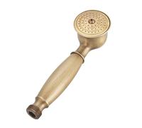Alcachofa De Ducha Vintage Bathroom Shower Head Ceramic Brass Wall Mounted Bath Faucet Sprayer Hardware Accessory Hand Showerhead(Antique Brass A)
