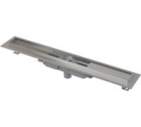 AlcaDrain APZ1106, desagüe lineal de acero inoxidable para ducha, diseño bajo, conexión vertical, 300 mm