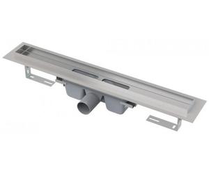 Alcadrain APZ6-750: Canal de ducha profesional con borde para rejilla completa, de 750 mm