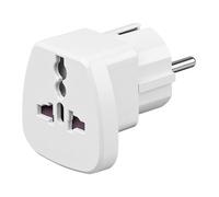 Alcasa 1500-ra1 adaptador de enchufe eléctrico blanco