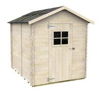 Alce Gaeta 178x218 - Caseta de jardín de madera - Con ventana delantera - Gaeta 178x218x205 cm