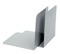 Alco 4302-29 - Juego de 2 sujetalibros de metal (130 x 140 x 140 mm), color gris