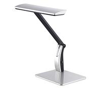Alco 9150 lámpara de mesa regulable con USB, plástico, plata, 53,5 x 19.5 x 8 cm