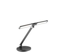 ALCO-Albert 906-29 - Lámpara LED de escritorio con base, gris, regulable en 5 niveles, 3 temperaturas de color, lámpara de mesa para oficina, oficina en casa, lugar de trabajo