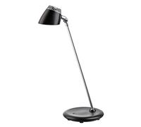 Alco-Albert 9216 - Lámpara de mesa LED, aprox. 40 cm, negro/plata
