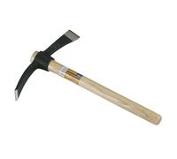 Alcotana de 650 g con mango de madera, ideal para trabajos de carpintería y bricolaje.