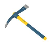 Alcotana hacha-pala con mango de fibra bimaterial para golpeo y picado