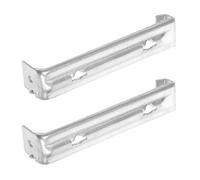 Aleación de Aluminio Colgador de Canalones 2 Piezas | Soportes para Canaletas Pluviales, Fácil Instalación y Firme Construcción, Jardín y Casa