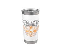 Alerta de papá embarazoso para padres, familia, mamá, papá, familiares Vaso térmico de acero inoxidable de doble pared