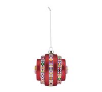 Alessi Decoración para árbol de Navidad Arch ESA06 6 Vidrio soplado decorado a mano