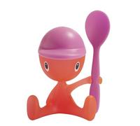 Alessi ASG23 P Cico - Huevera con cucharilla, color rosa
